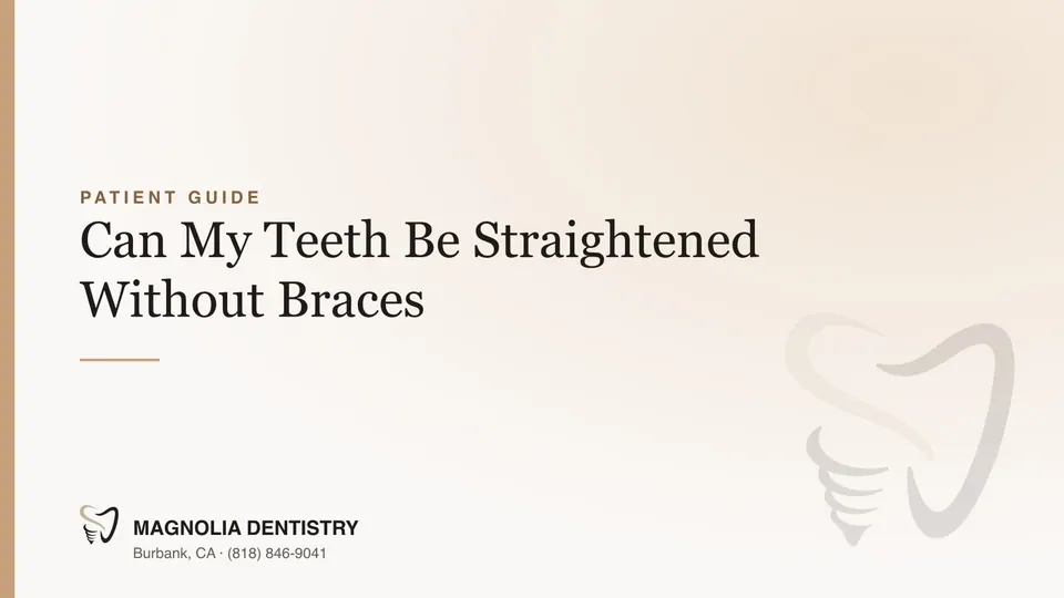 Can My Teeth Be Straightened Without Braces