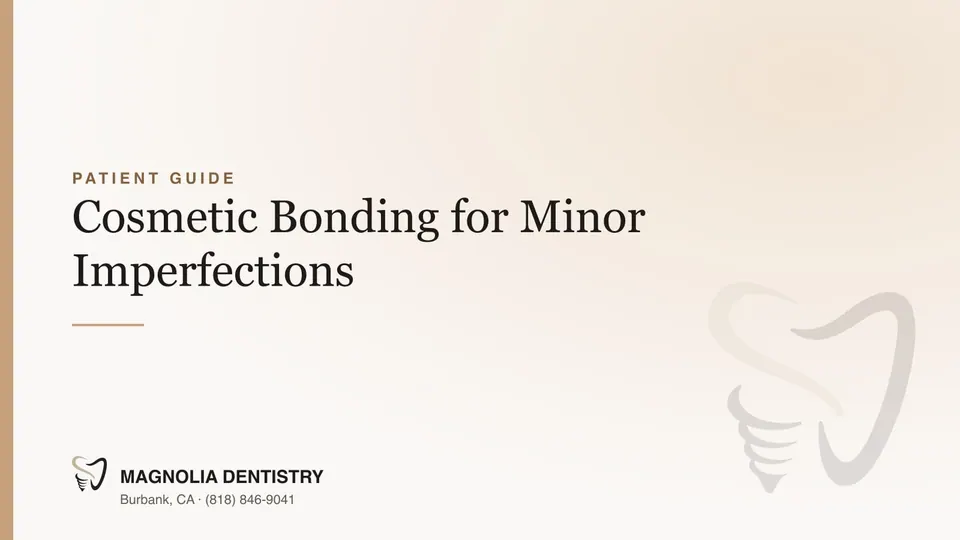 Cosmetic Bonding for Minor Imperfections