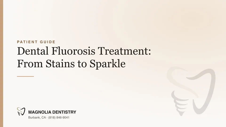Dental Fluorosis Treatment: From Stains to Sparkle
