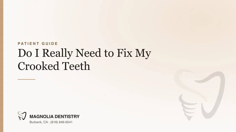 Do I Really Need to Fix My Crooked Teeth