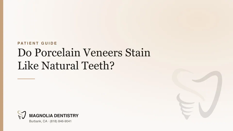 Do Porcelain Veneers Stain Like Natural Teeth?