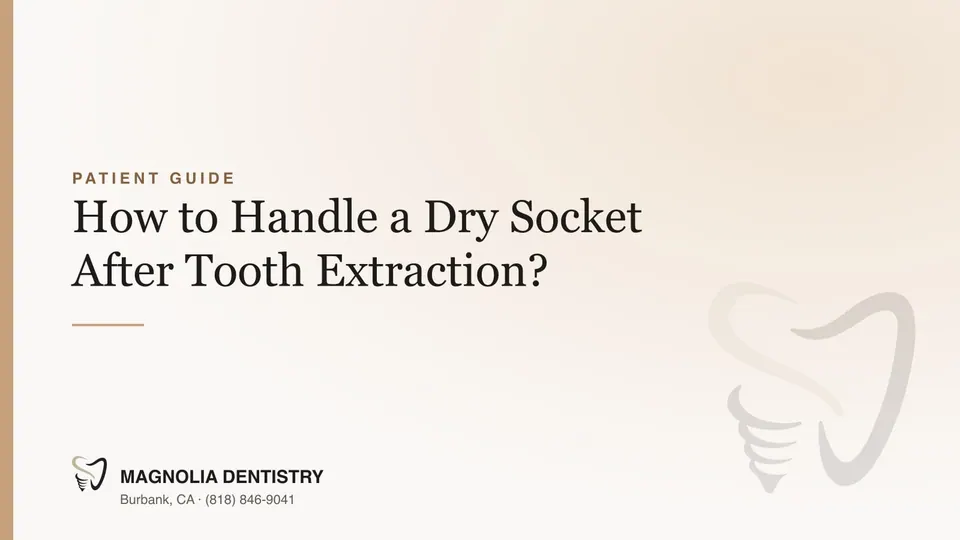 How to Handle a Dry Socket After Tooth Extraction?