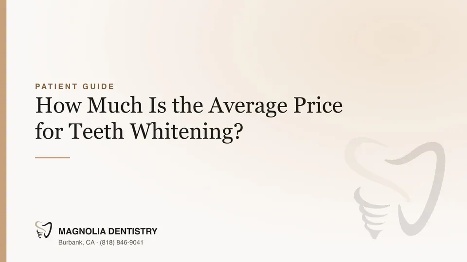 How Much Is the Average Price for Teeth Whitening?