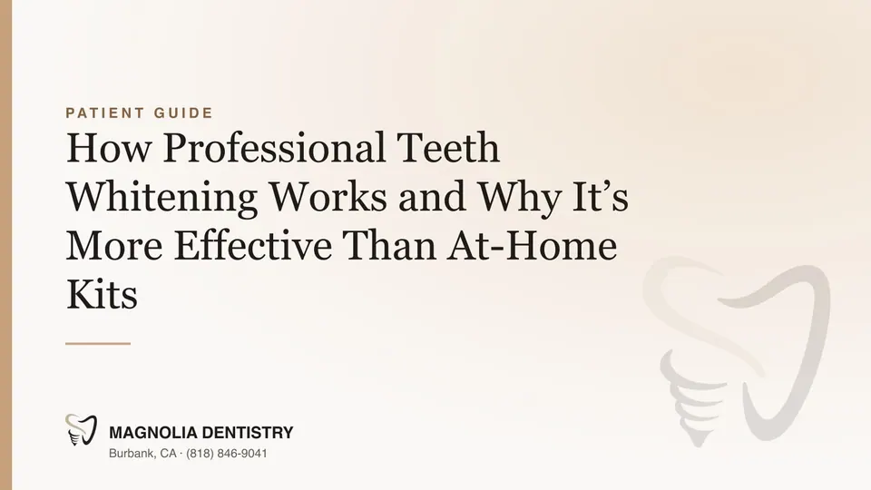 How Professional Teeth Whitening Works and Why It’s More Effective Than At-Home Kits