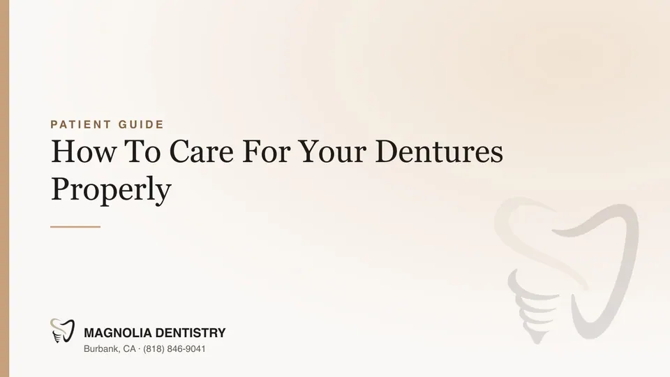 How To Care For Your Dentures Properly