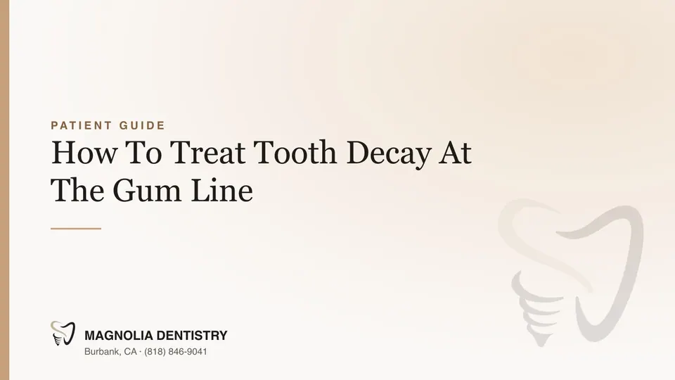 How To Treat Tooth Decay At The Gum Line