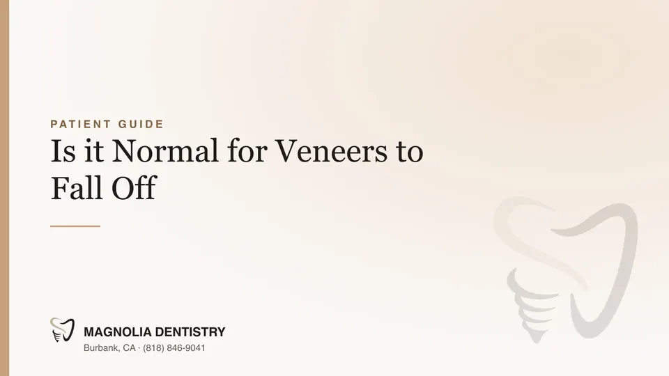Is it Normal for Veneers to Fall Off