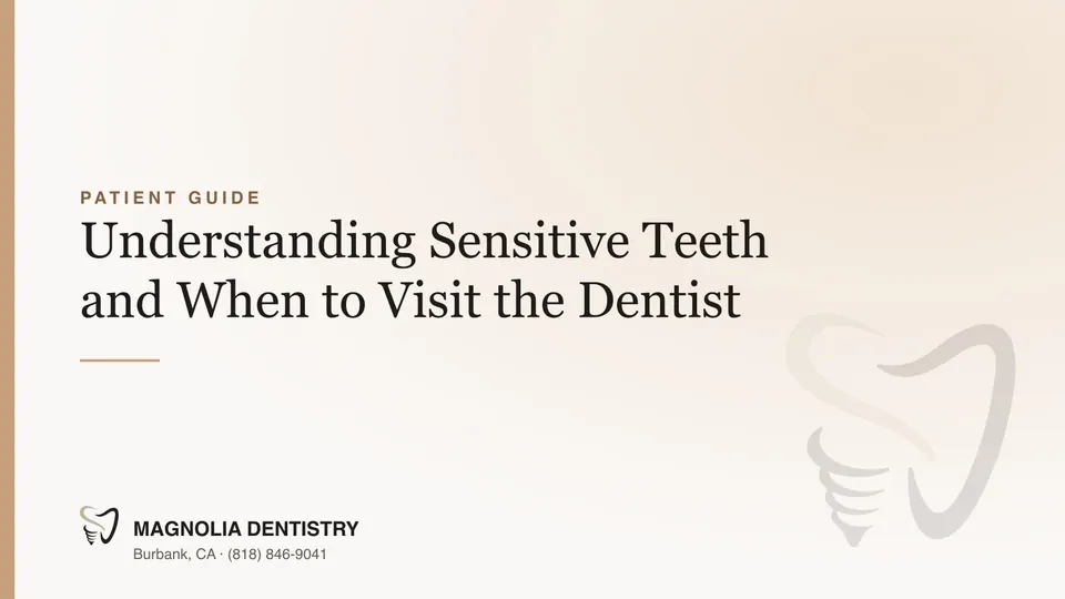 Understanding Sensitive Teeth and When to Visit the Dentist