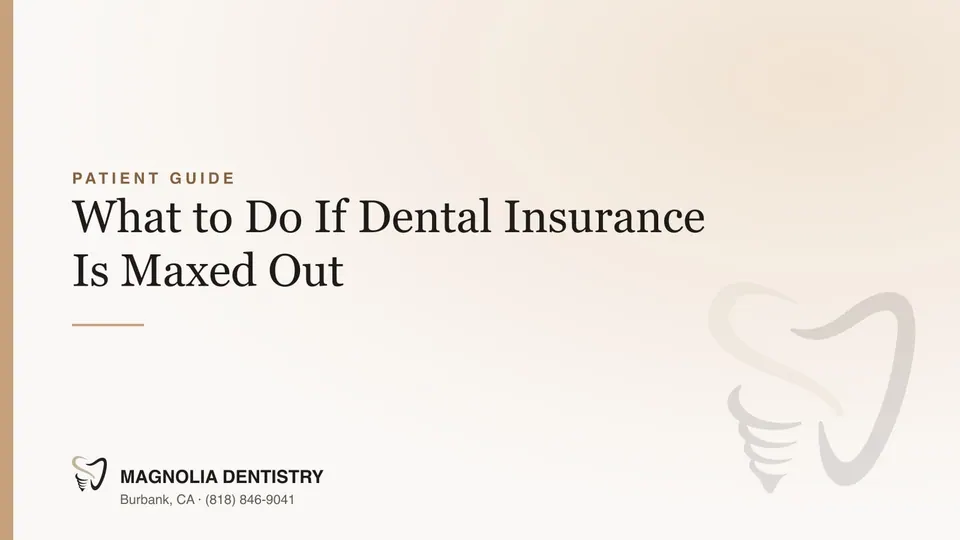 What to Do If Dental Insurance Is Maxed Out
