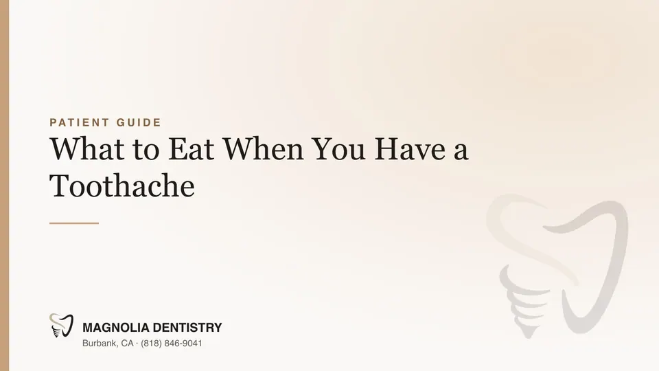 What to Eat When You Have a Toothache