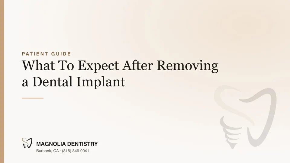 What To Expect After Removing a Dental Implant