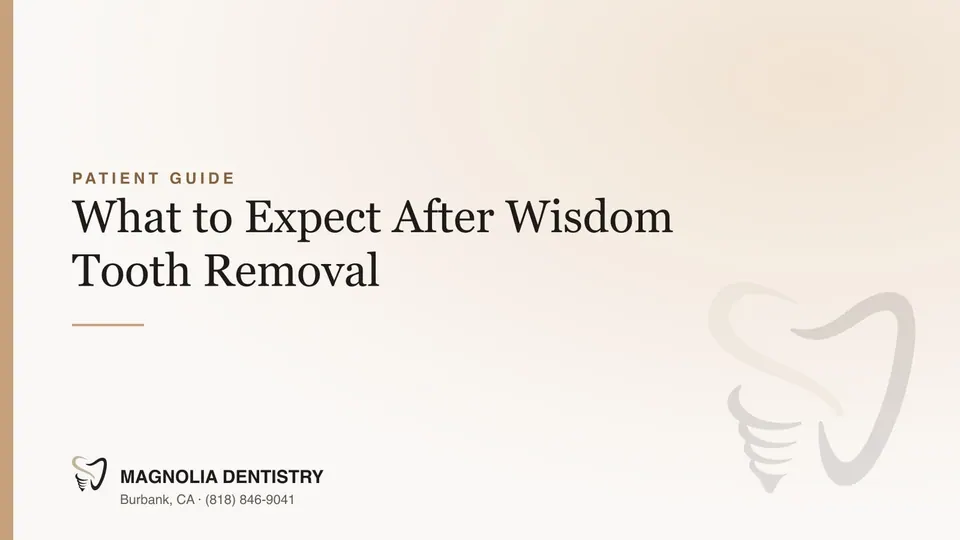 What to Expect After Wisdom Tooth Removal