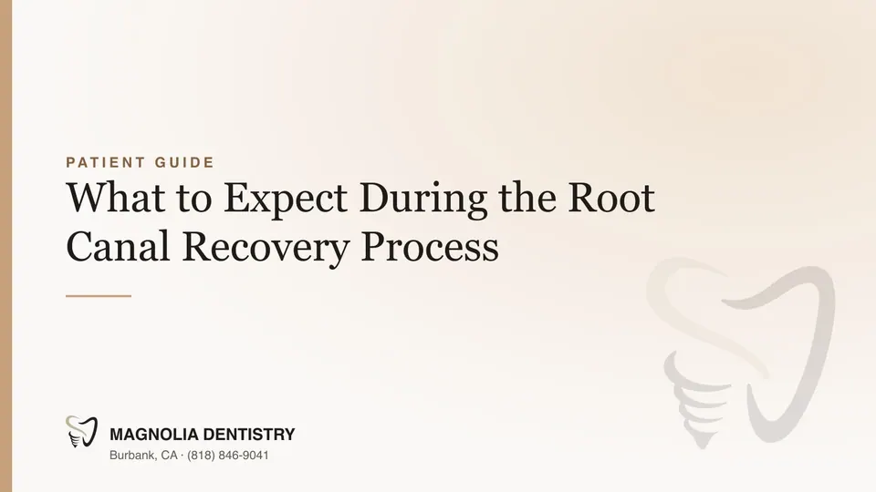 What to Expect During the Root Canal Recovery Process