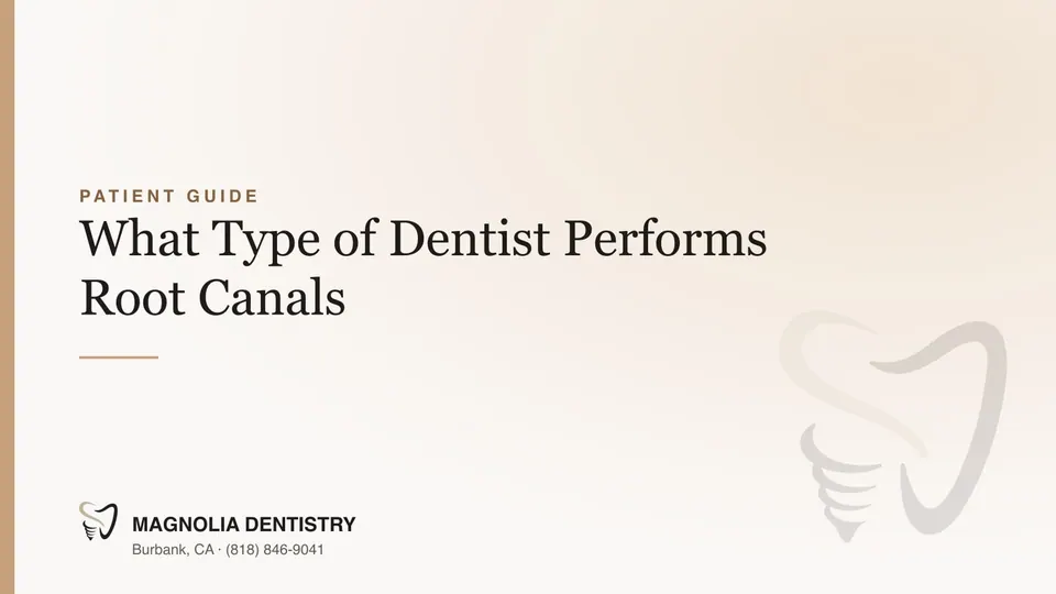 What Type of Dentist Performs Root Canals