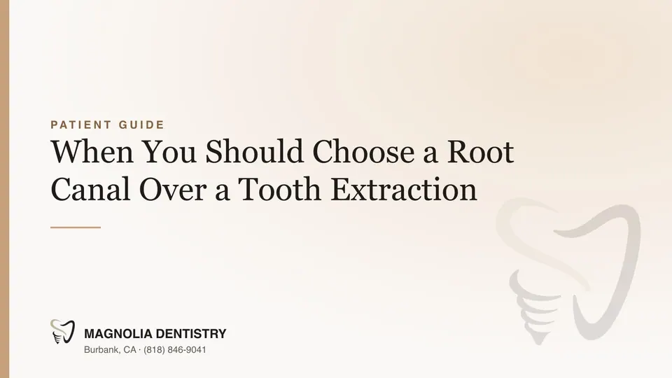 When You Should Choose a Root Canal Over a Tooth Extraction
