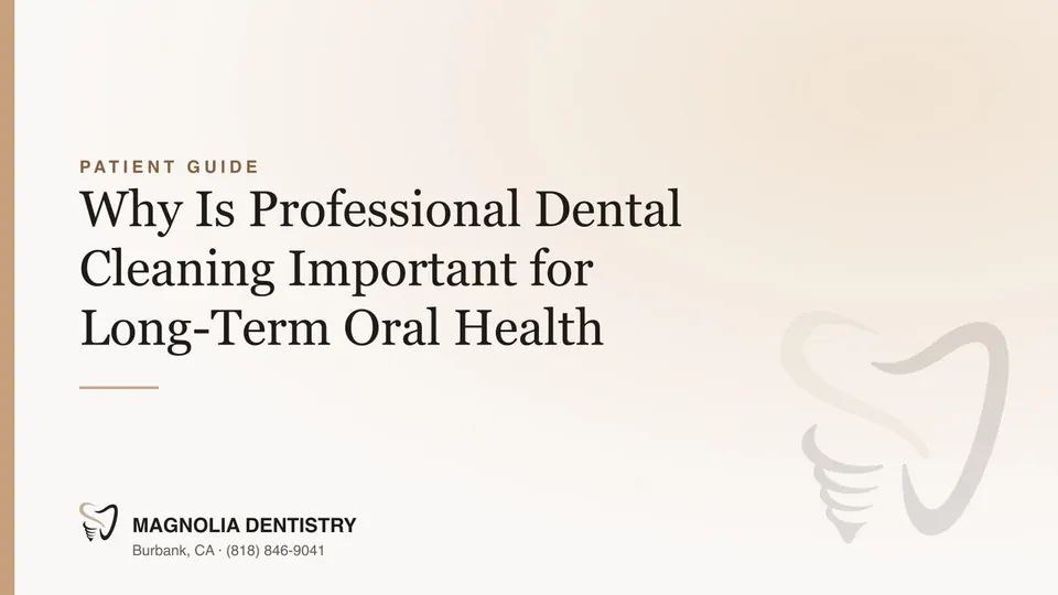 Why Is Professional Dental Cleaning Important for Long-Term Oral Health