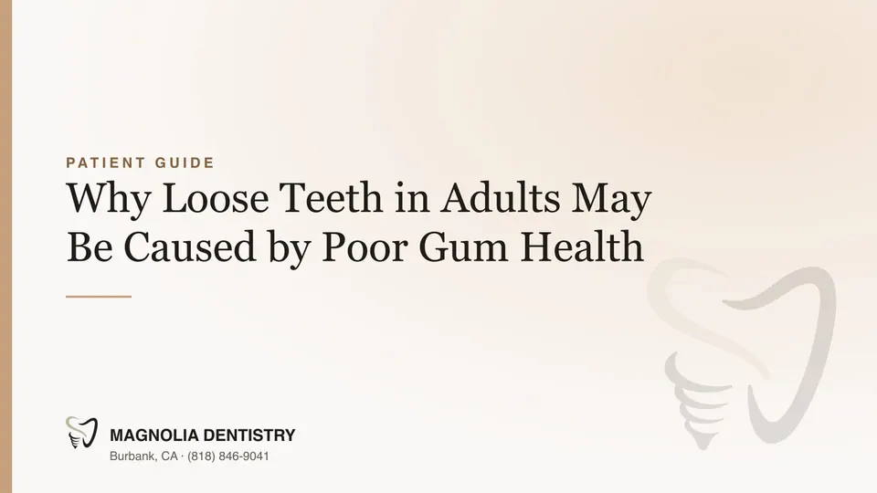 Why Loose Teeth in Adults May Be Caused by Poor Gum Health