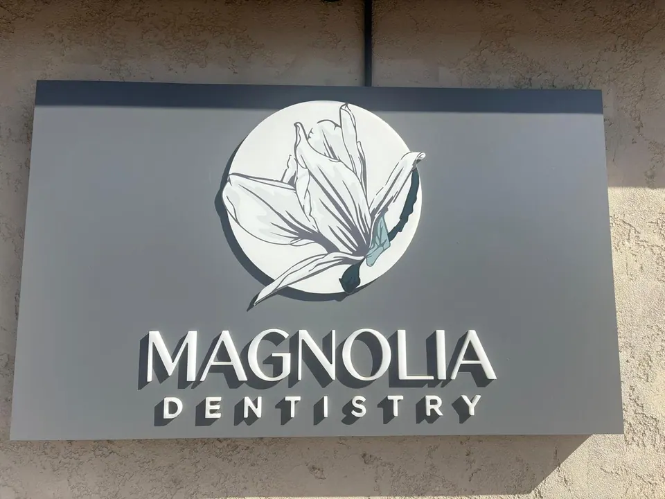 Magnolia Dentistry sign at 2800 W Magnolia Blvd, Burbank